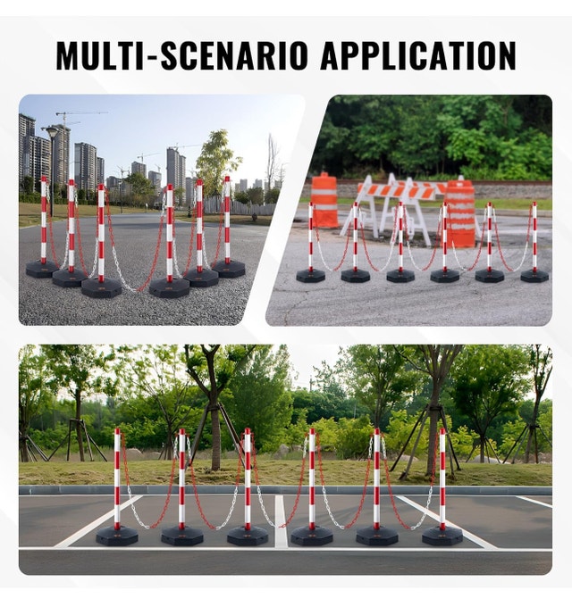 VEVOR Safety Warning Post Set