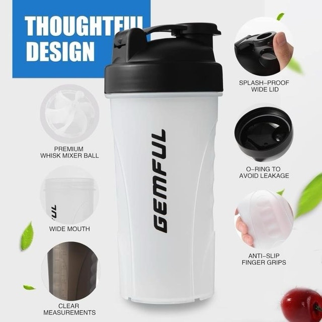GEMFUL Protein Shaker Bottles - photo 3