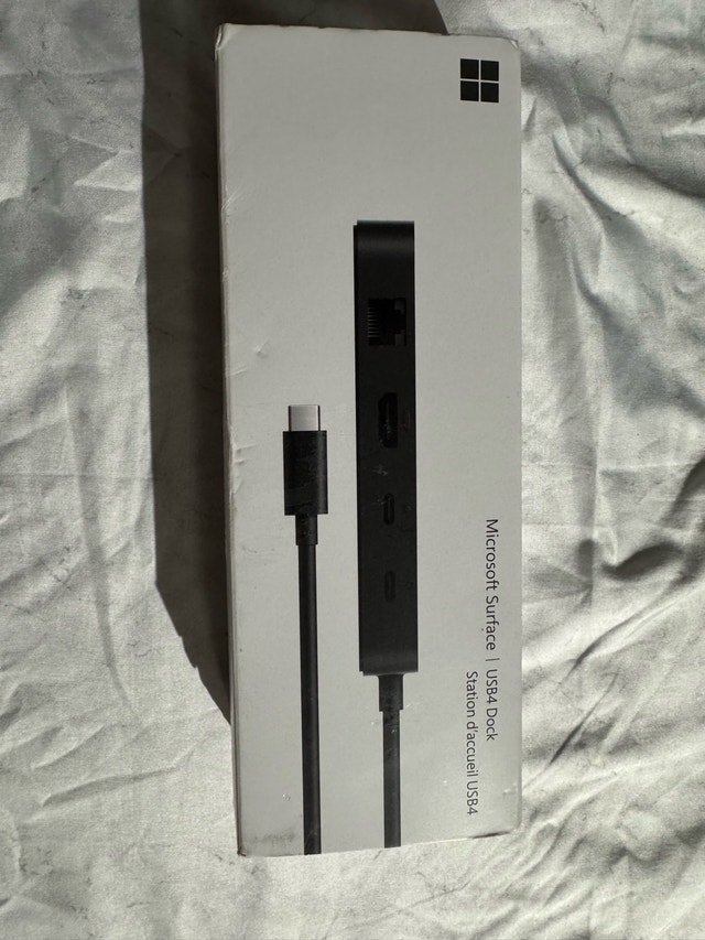 Microsoft Surface USB4 Dock (Black) — BRAND NEW, SEALED