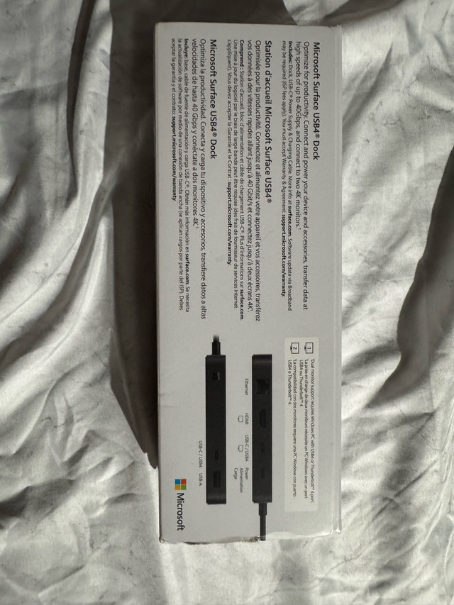 Microsoft Surface USB4 Dock (Black) — BRAND NEW, SEALED - photo 4