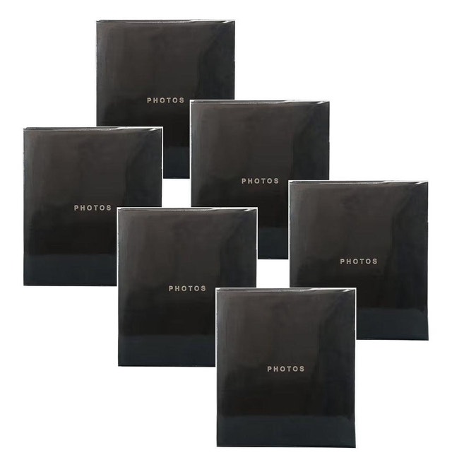 Kiera Grace "Jocelyn" 400-Pocket Photo Album (6-Pack, Black)