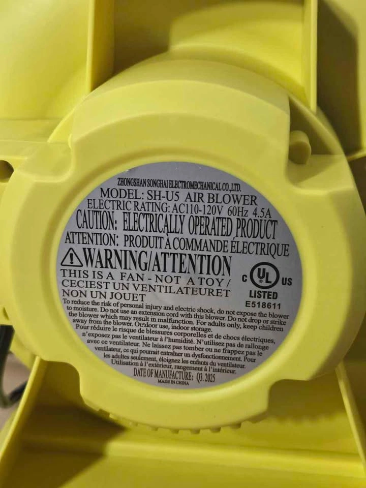 550W Bounce House Blower for Inflatables - photo 4