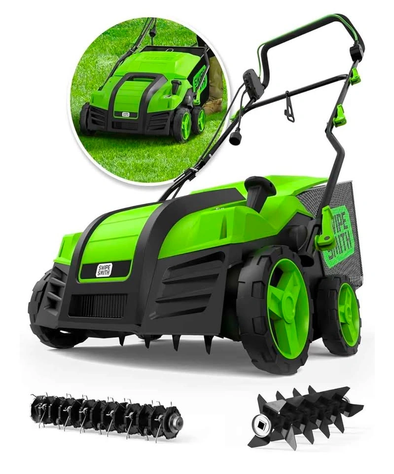 Electric Lawn Dethatcher Scarifier 16 Inch New - photo 2