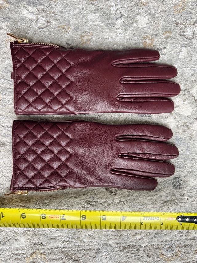 Massimo Dutti Leather Gloves for women - photo 2