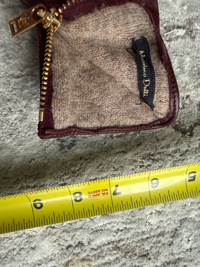 Massimo Dutti Leather Gloves for women - photo 3
