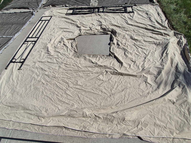 Gazebo with screens and privacy screen - photo 4
