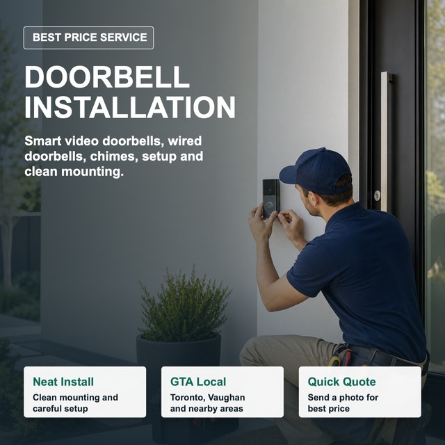Doorbell Installation | Smart Video Doorbell Setup Best Price