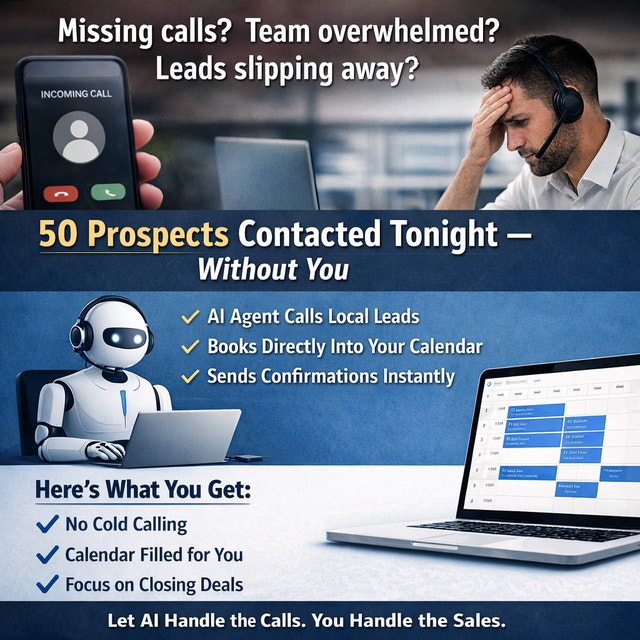 AI Cold Calling Service for Business Appointments