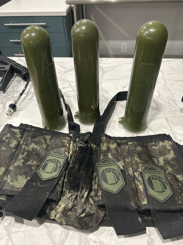 Gen Global Paintball Pod Harness and Pods
