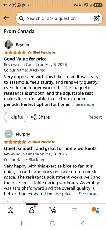 DeerRun Magnetic Exercise Bike - photo 3