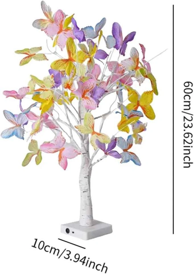 Birch Tree Lamp Artificial Bonsai Table Lamp - photo 3