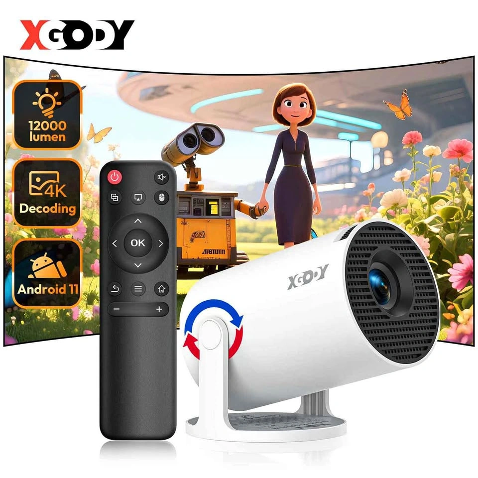 NEW Portable Short-throw Projector, Android 11.0