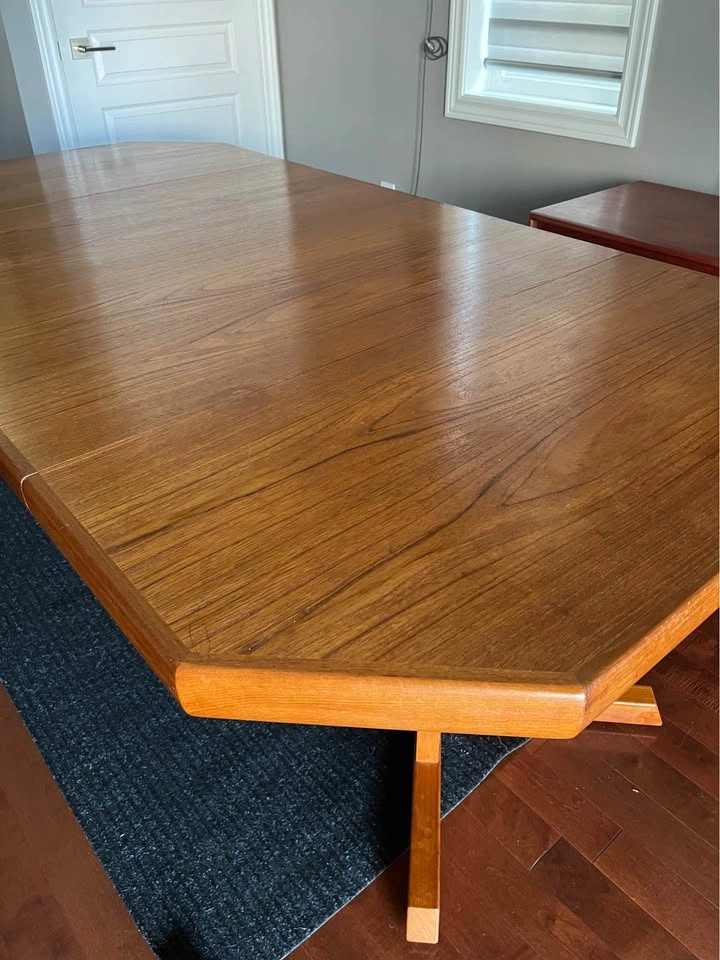 Mid-Century Modern Teak Extendable Dining Table - photo 5