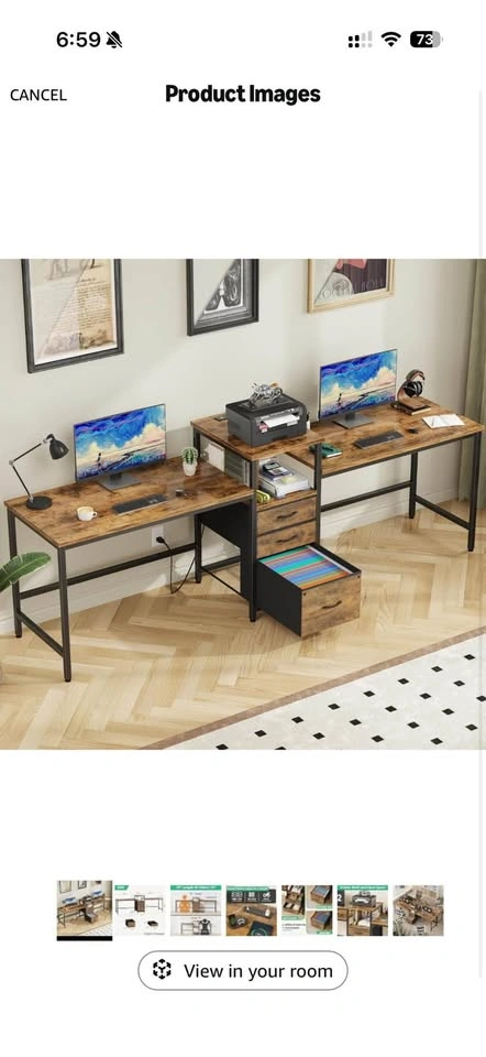 Two Person Computer Table / Desk - photo 3