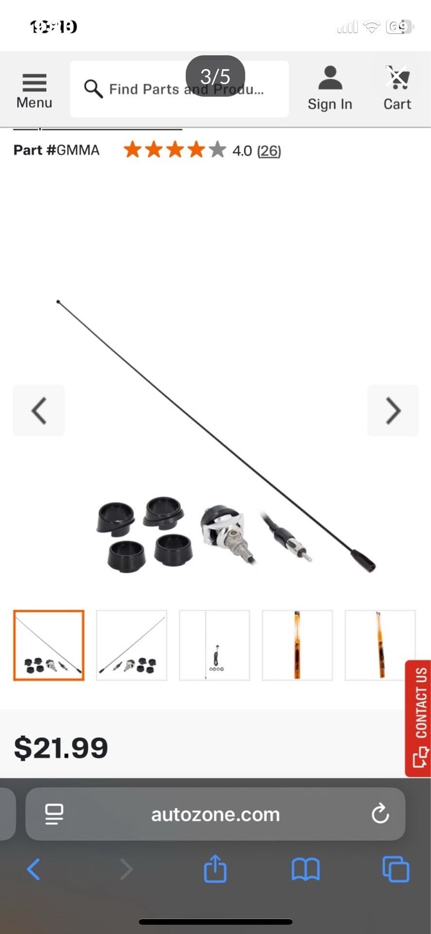 Metra GMMA 31" Universal GM Car Antenna Mast - photo 4