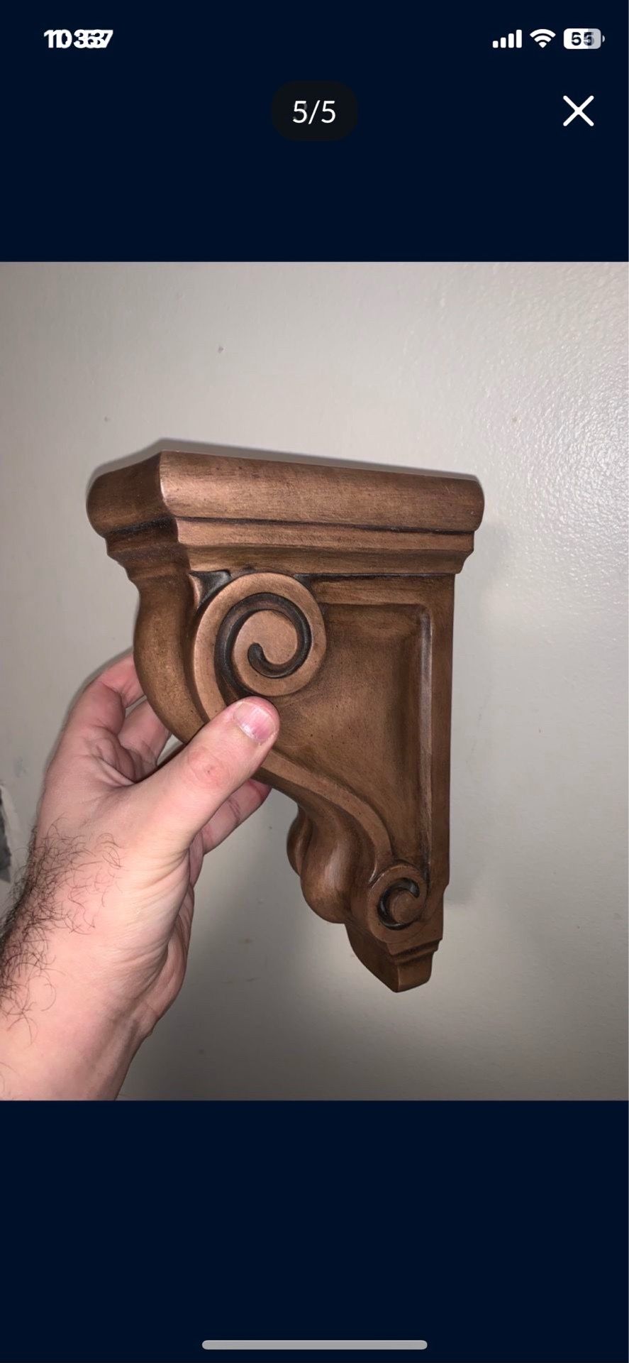 Aris Architectural Corbel Pair - 12" H x 5" W - photo 3