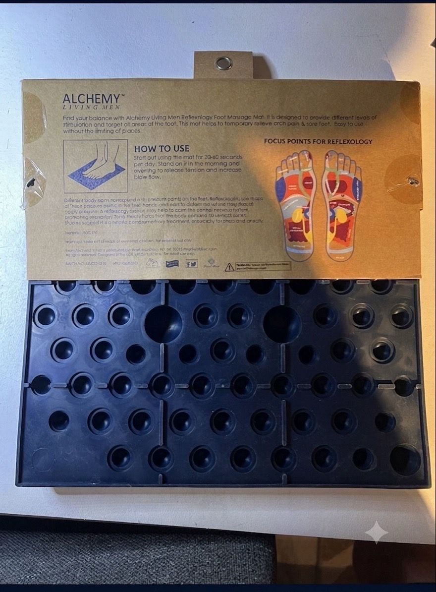 Alchemy Reflexology Foot Massage Mat Acupressure Pad New - photo 3