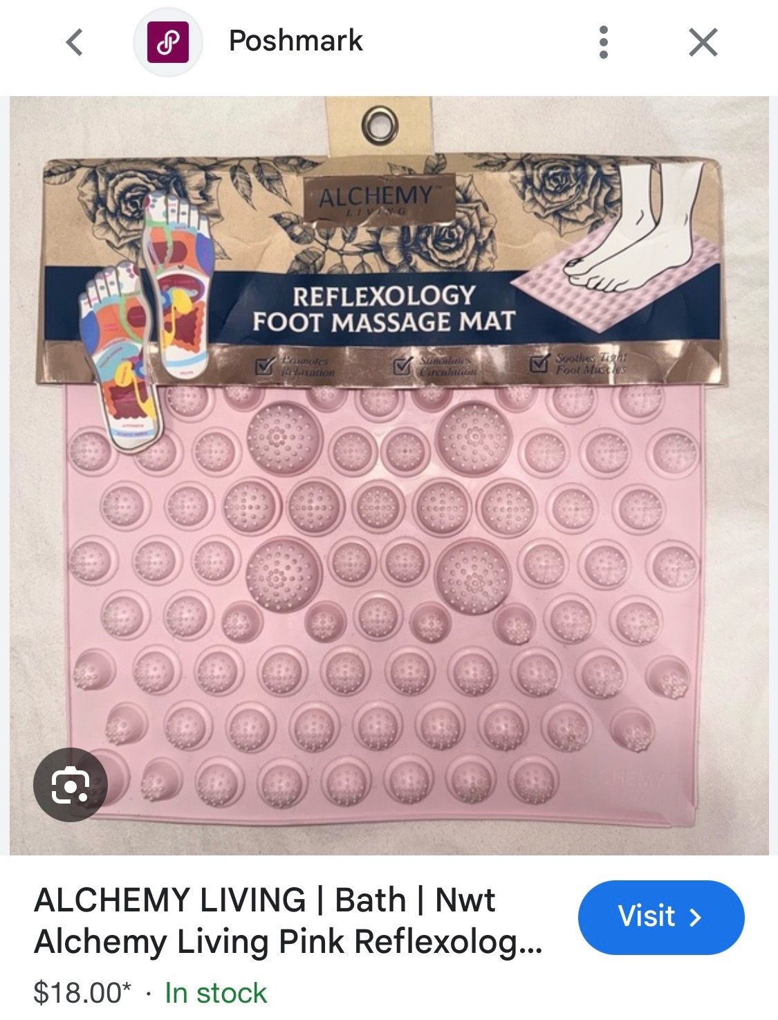 Alchemy Reflexology Foot Massage Mat Acupressure Pad New - photo 4