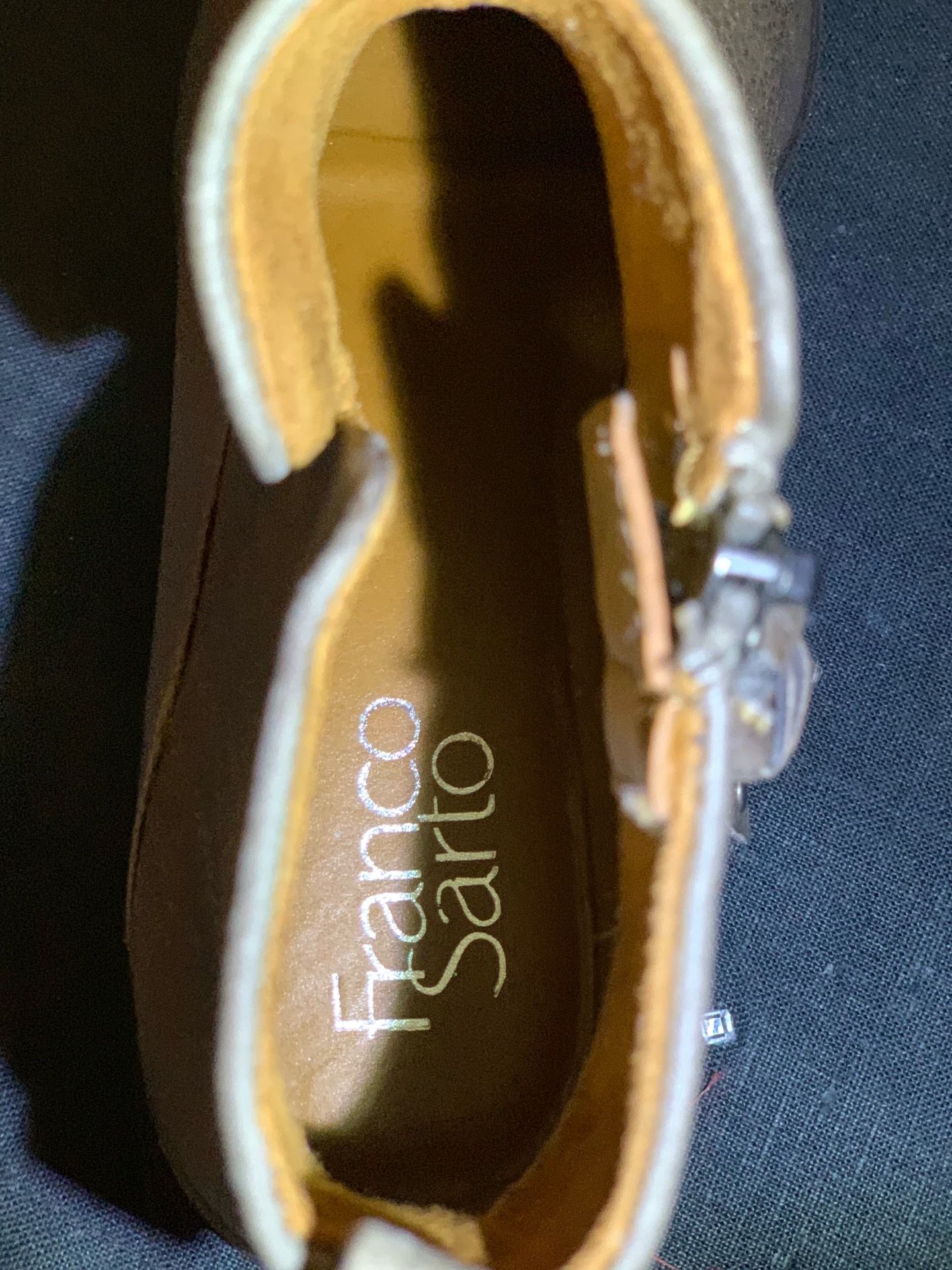 Franco Sarto Hyla Taupe Leather Ankle Boots Women Size 7.5 M - photo 5