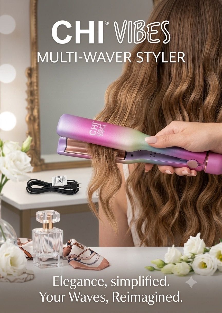 CHI Vibes Multi-Waver Hair Styler Beach Waves Crimper