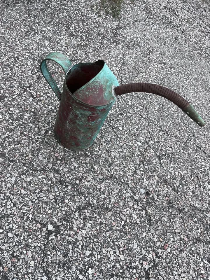 RUSTIC COPPER WATER CAN - photo 2