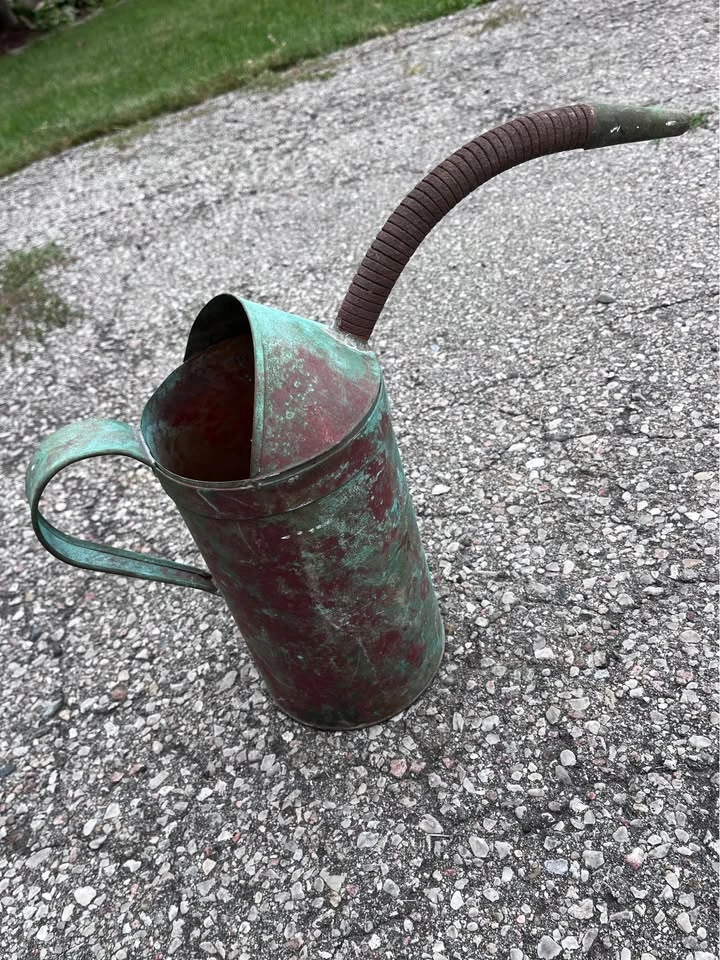 RUSTIC COPPER WATER CAN - photo 3