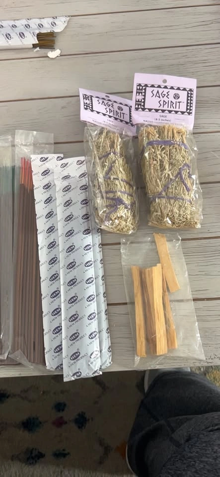 Incense Holder and Incense Sticks and Native American Sage - photo 4