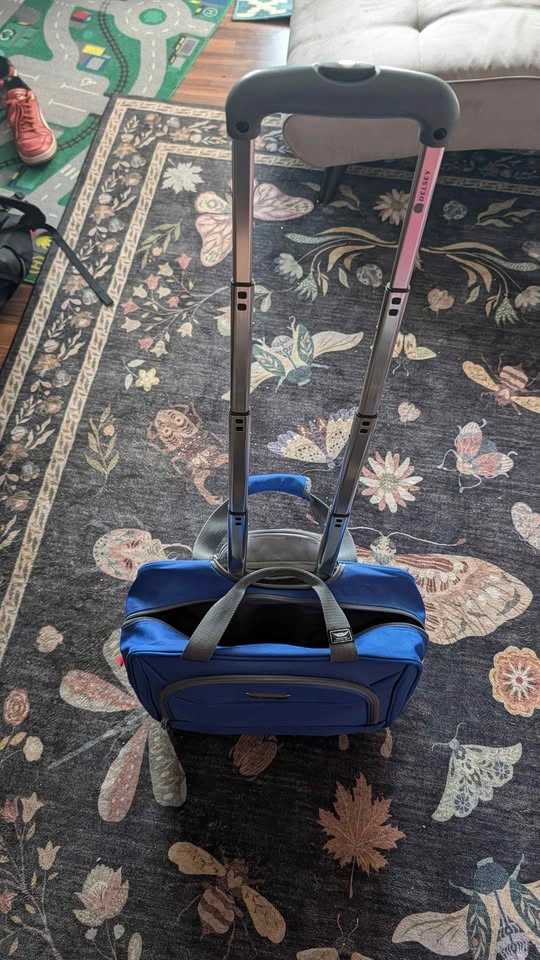 Delsey Blue Rolling Underseat Bag - photo 3