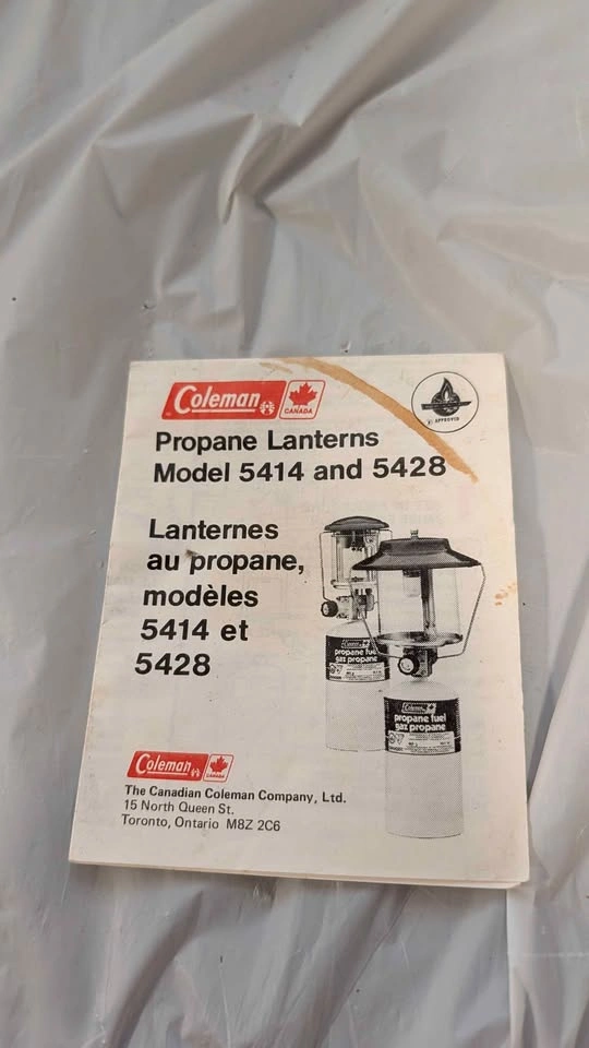 Coleman propane lantern 5428-601 with handle and mantles - photo 5