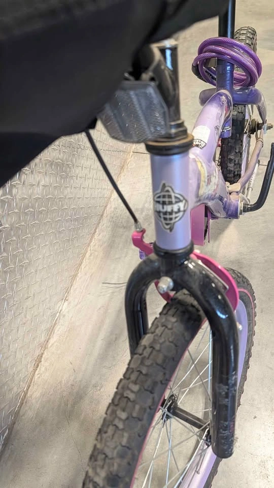 Kids purple and pink bike - photo 5