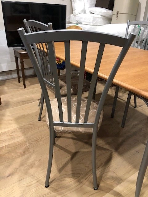 AMISCO Solid Wood Table set with 4 chairs and insert - photo 5