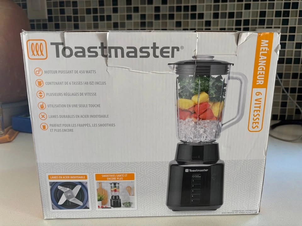 Toastmaster Blender – New, Opened Only for Testing - photo 3