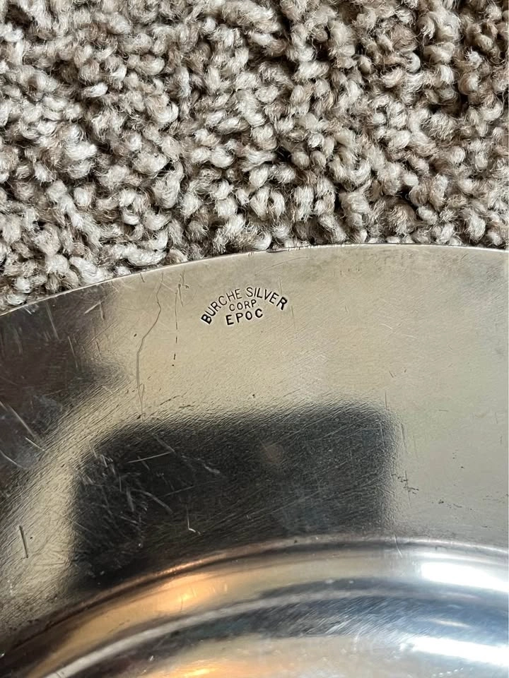 Vintage Burche Silver Co. Electroplated Copper Meat Platter - photo 2