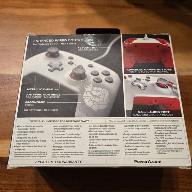 PowerA Super Mario Enhanced Wired Controller - photo 2