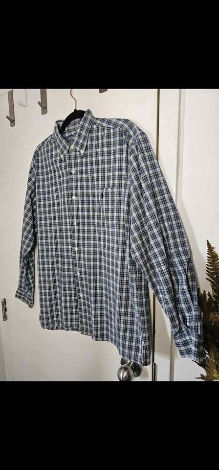 Size M Vintage Polo Ralph Lauren Long Sleeve Plaid Shirt - photo 4