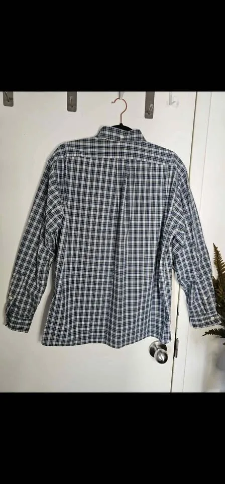 Size M Vintage Polo Ralph Lauren Long Sleeve Plaid Shirt image indicator(5)