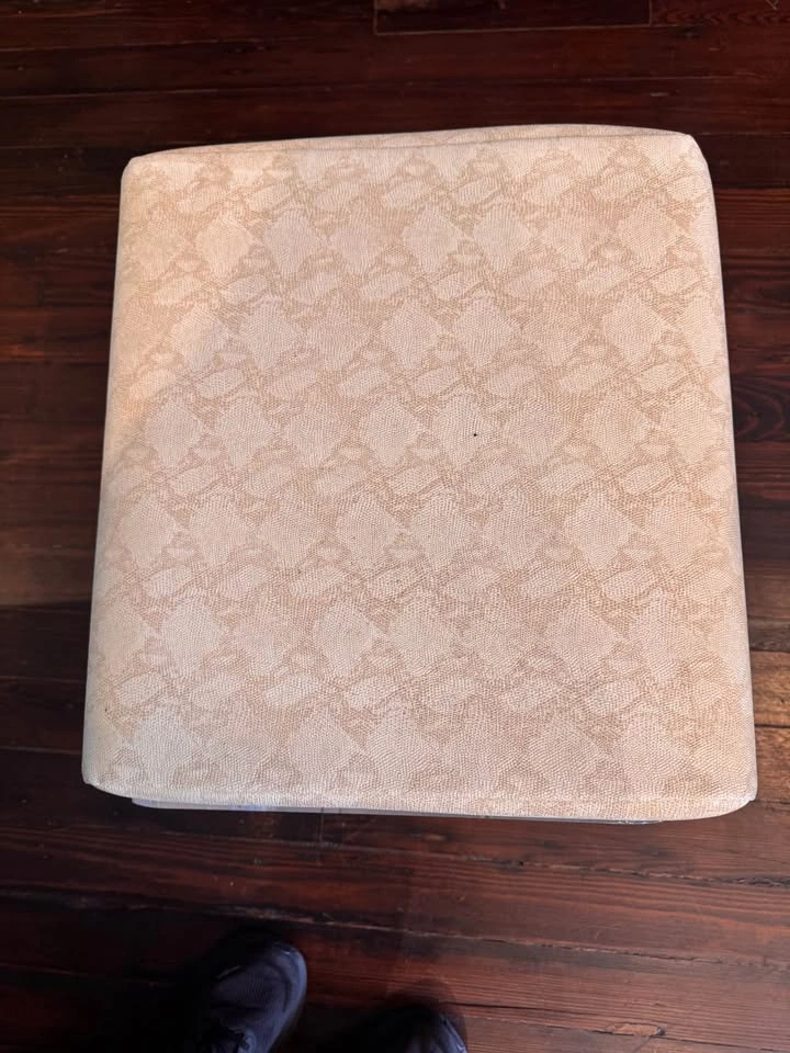Modern Lucite Acrylic Ottoman Bench | Upholstered Vanity Seat - photo 4