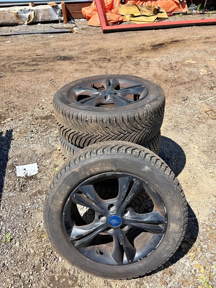 FORD OEM WHEELS + TIRES — SET OF 4