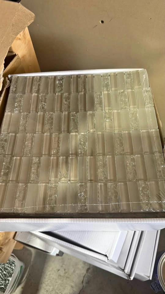 Backsplash tile sheets