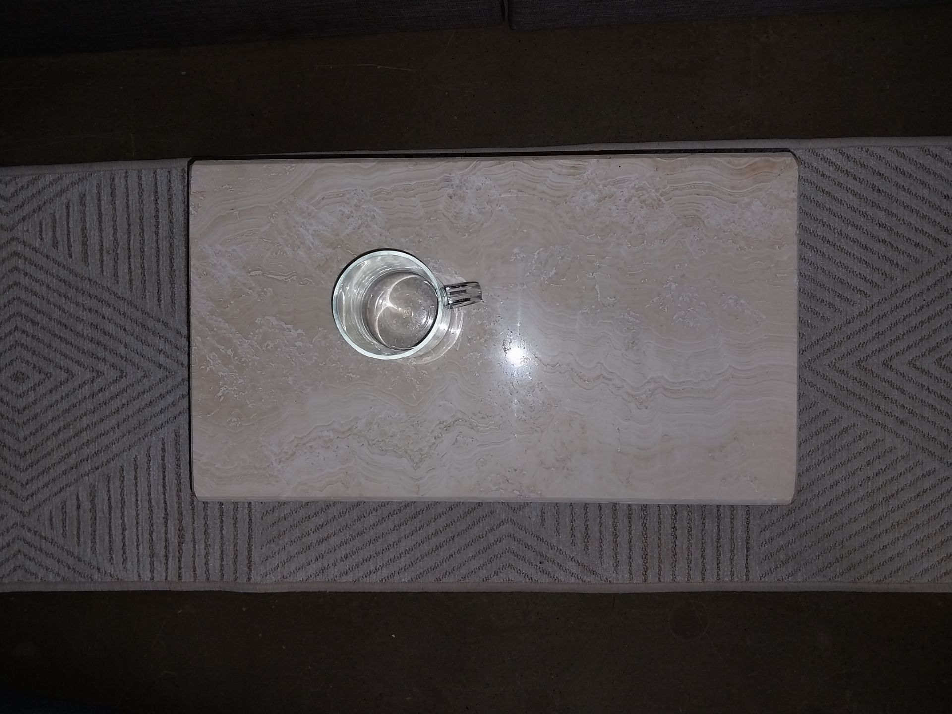 Solid Travertine Stone Coffee Table / Side Table - photo 4
