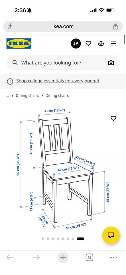Dining Table and IKEA STEFAN Chairs (Set of 4) - photo 3