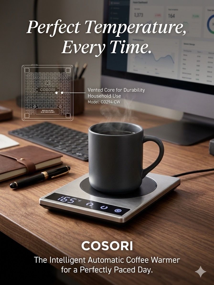COSORI Smart Electric Coffee Mug Warmer C0294-CW