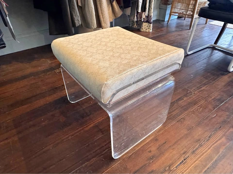 Lucite Makeup chair
