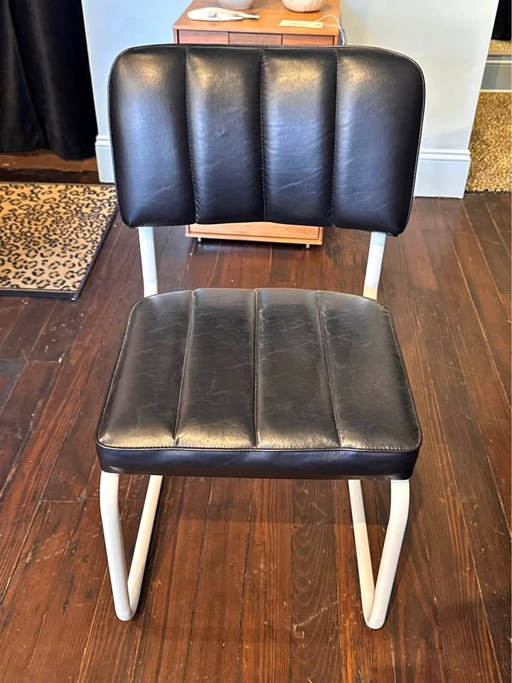 Black Leather Vintage chair