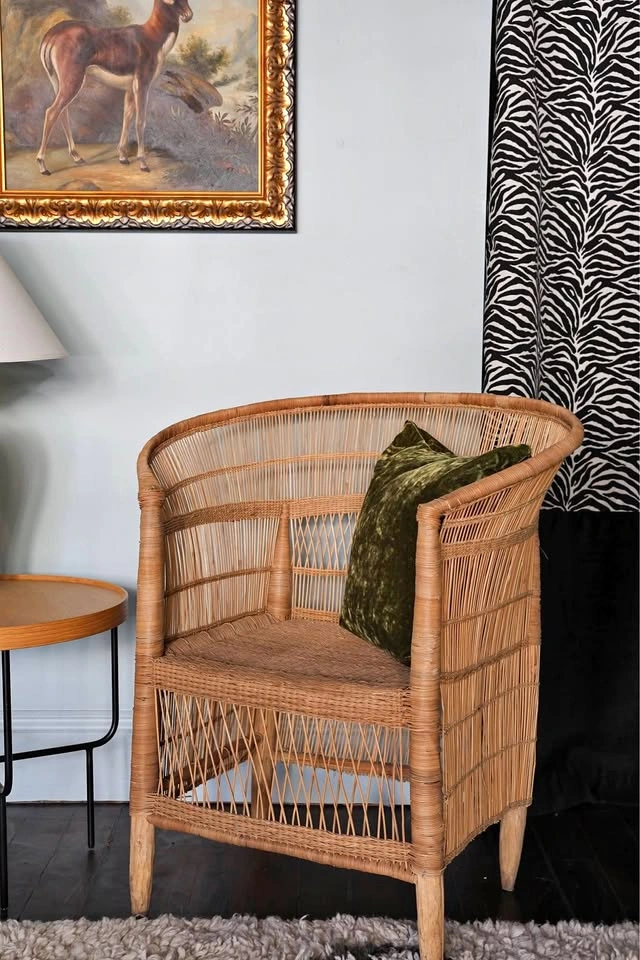 West Elm Cain Rattan Chair