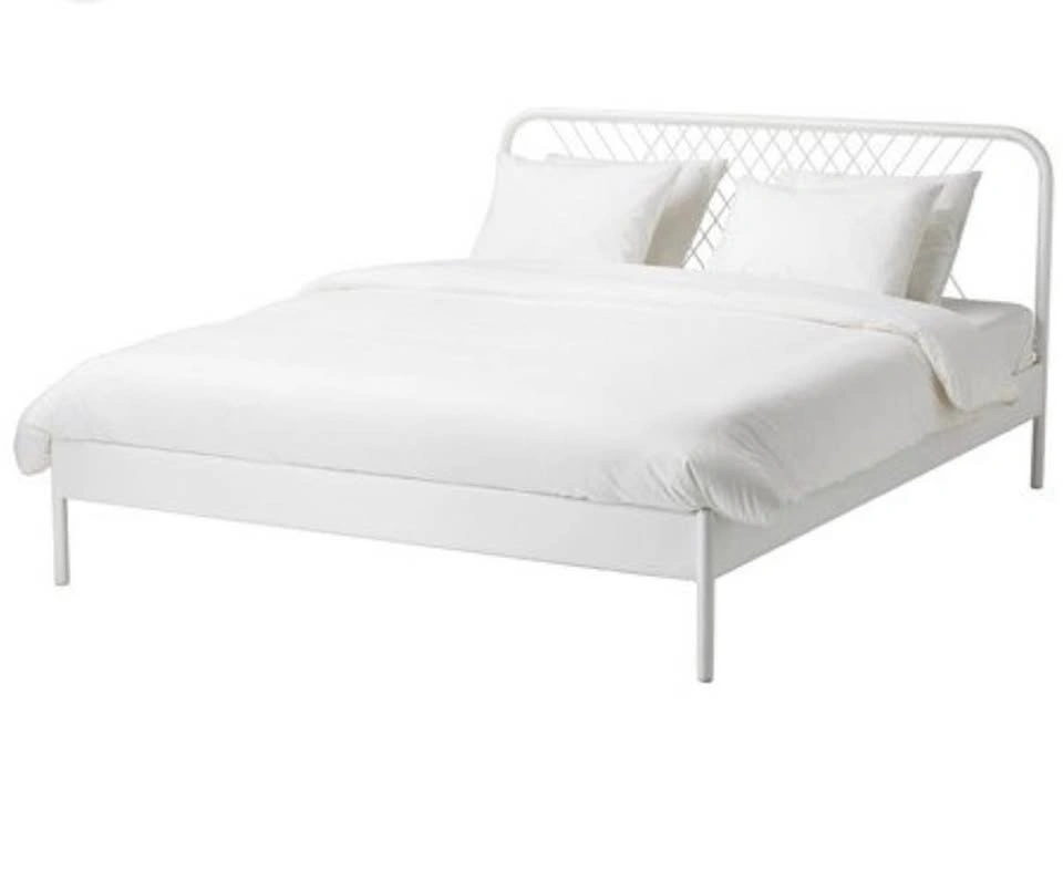 White Full Bed Frame - Nesttun IKEA - photo 2