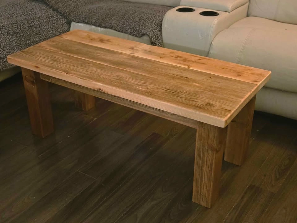 Handcrafted Reclaimed Solid Wood Coffee Table | Woan WoodWorks - photo 2