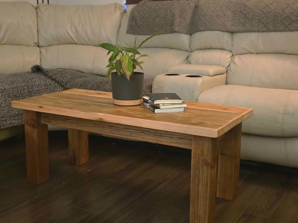 Handcrafted Reclaimed Solid Wood Coffee Table | Woan WoodWorks - photo 3