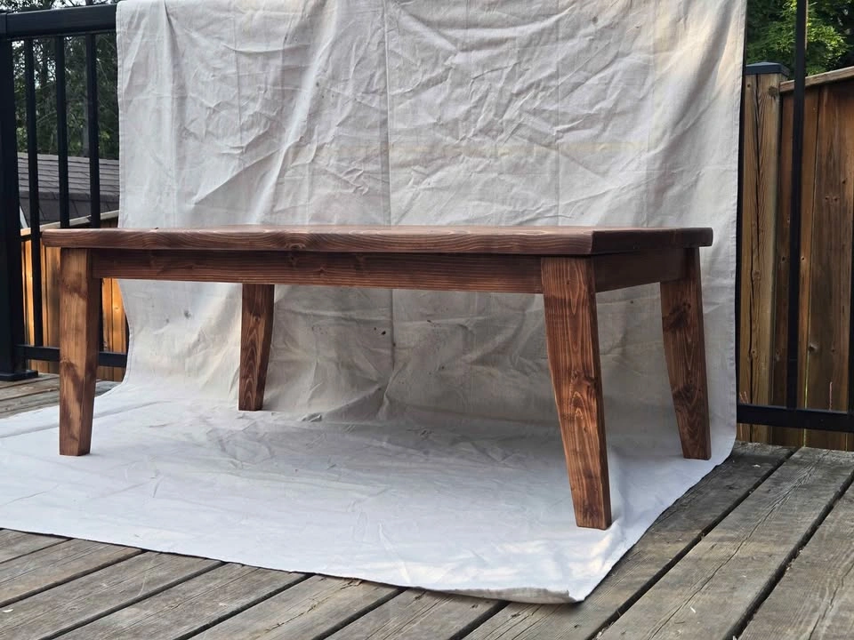 Solid Wood HandMade Coffee Table Modern Rustic - photo 3