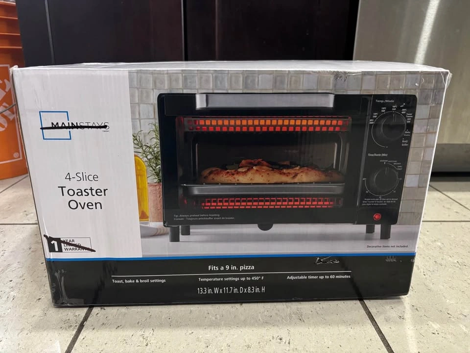 Mainstays Toaster Oven - Brand New in Box - photo 5
